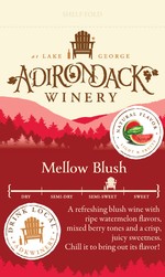 Adk Winery Mellow Blush Shelf Talker